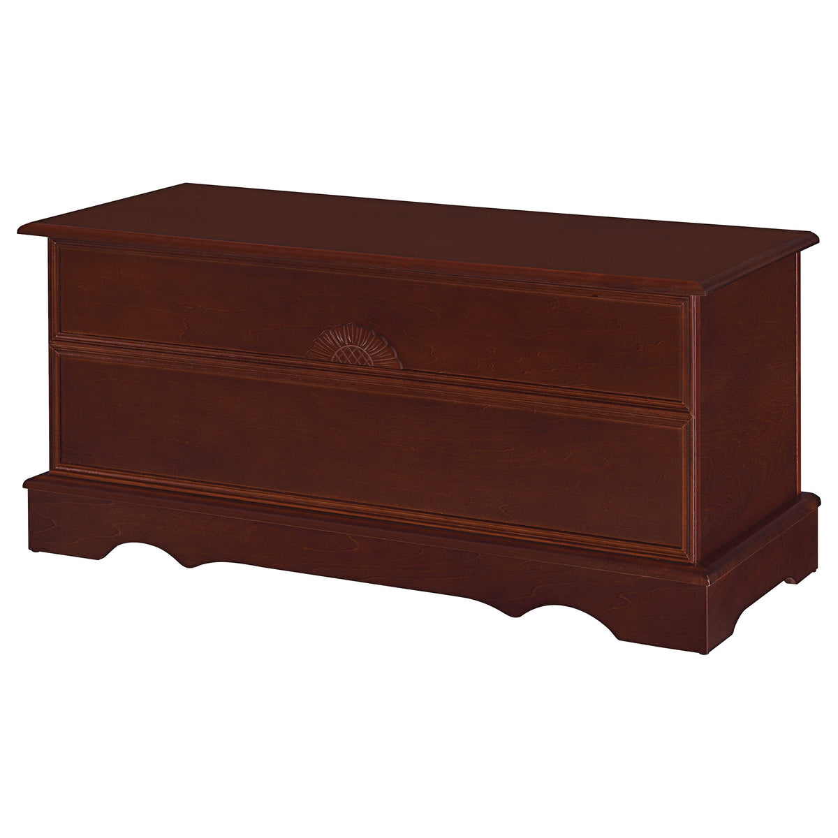 Paula Cedar Chest - Classic Locking Storage Trunk in Warm Brown – view 6