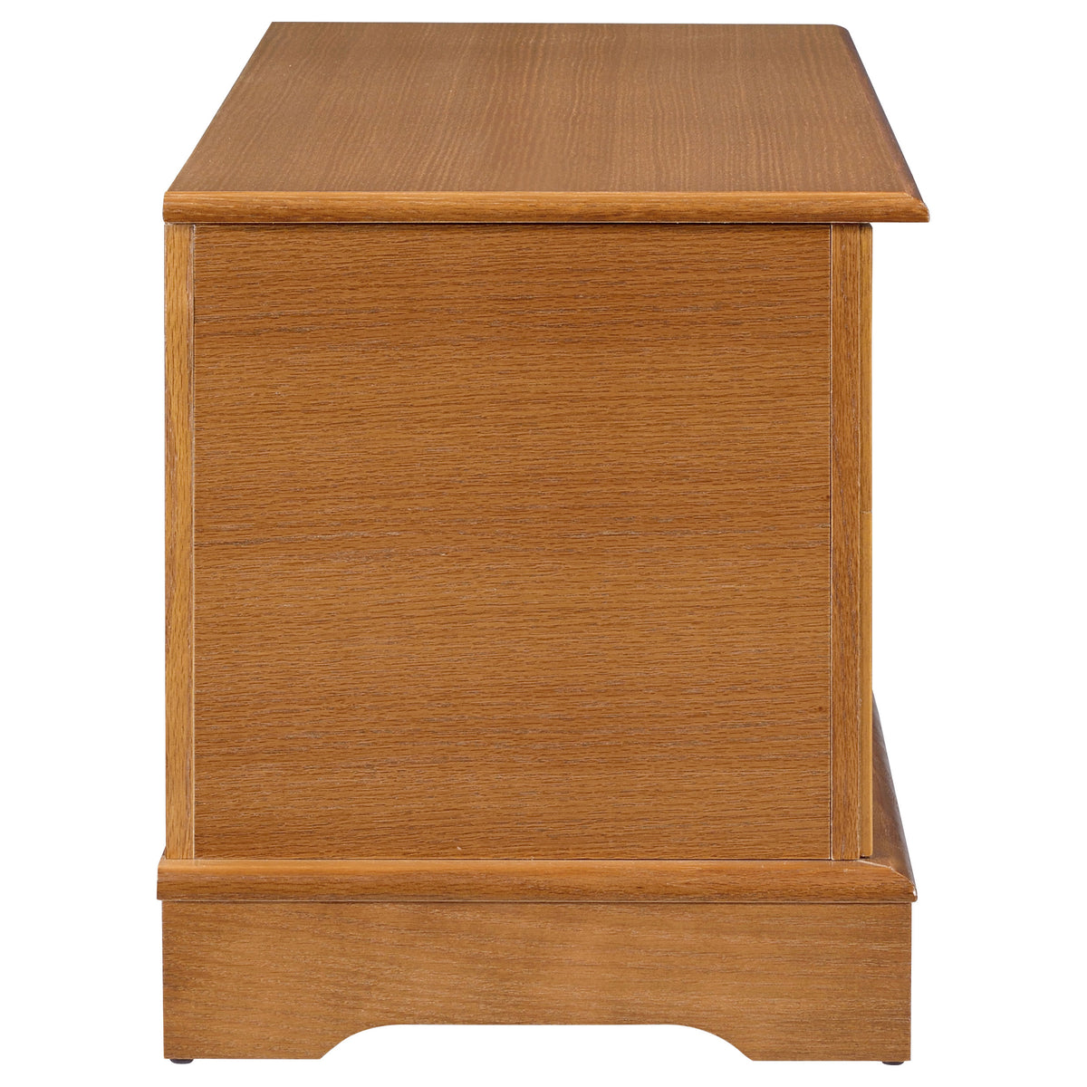 Paula Storage Chest - Classic Blanket Trunk in Honey Oak Veneer – view 11