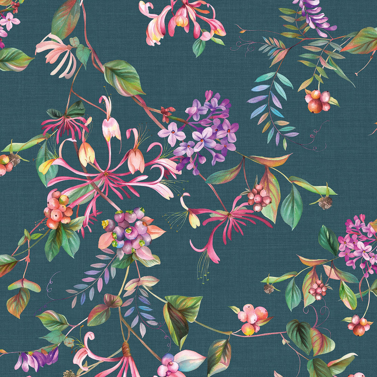 Galerie Flora Summer Bouquet Wallpaper