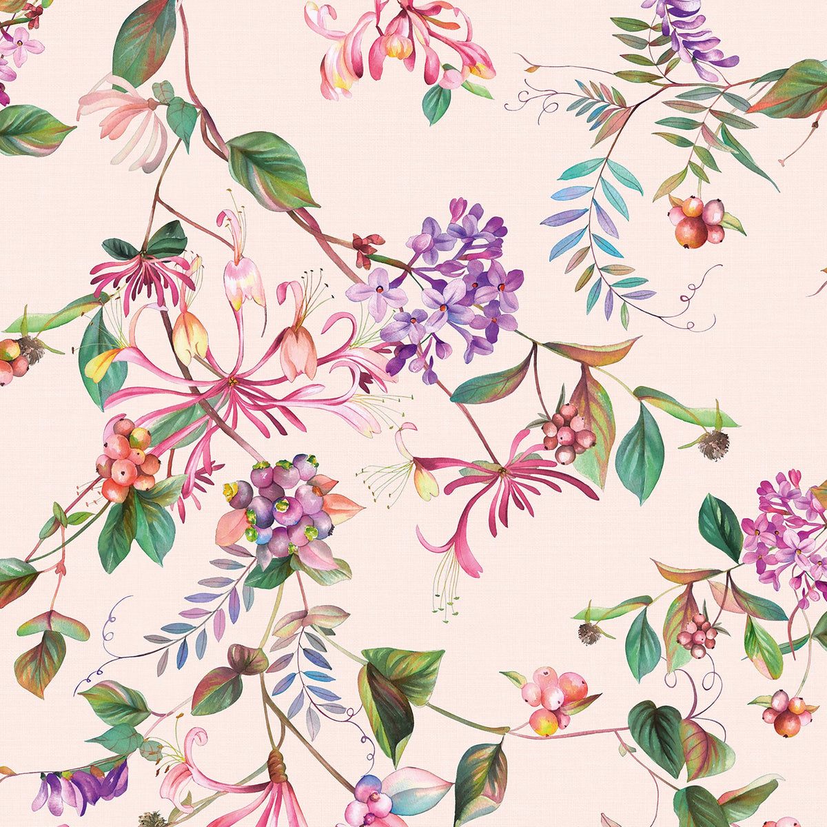 Galerie Flora Summer Bouquet Wallpaper