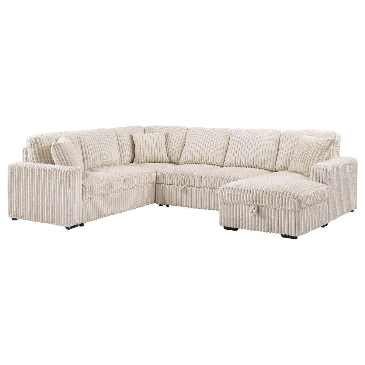 Devonshire Sleeper Sectional with Pop-Up Bed & Storage Chaise -