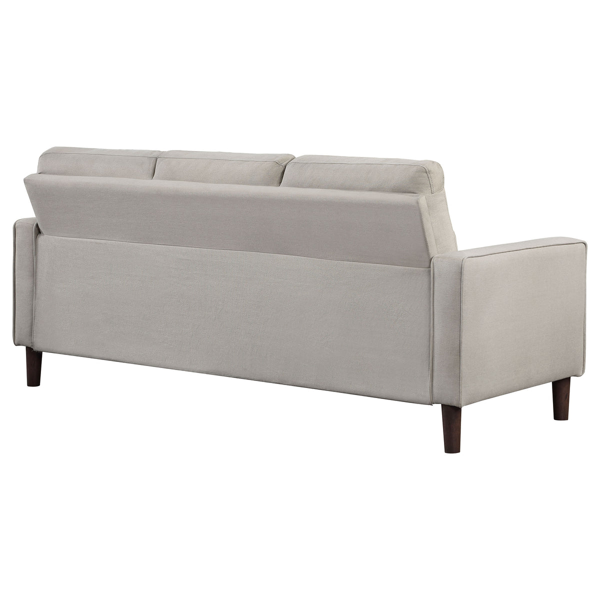 Bowen Track Arm Sofa, Loveseat & Accent Chair - Grid-Tufted Beige Performance Fabric Living Room Sets – view 11