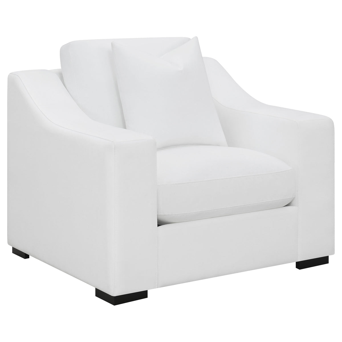 Ashlyn Sloped Arm Sofa, Loveseat & Accent Chair - Accent Chair