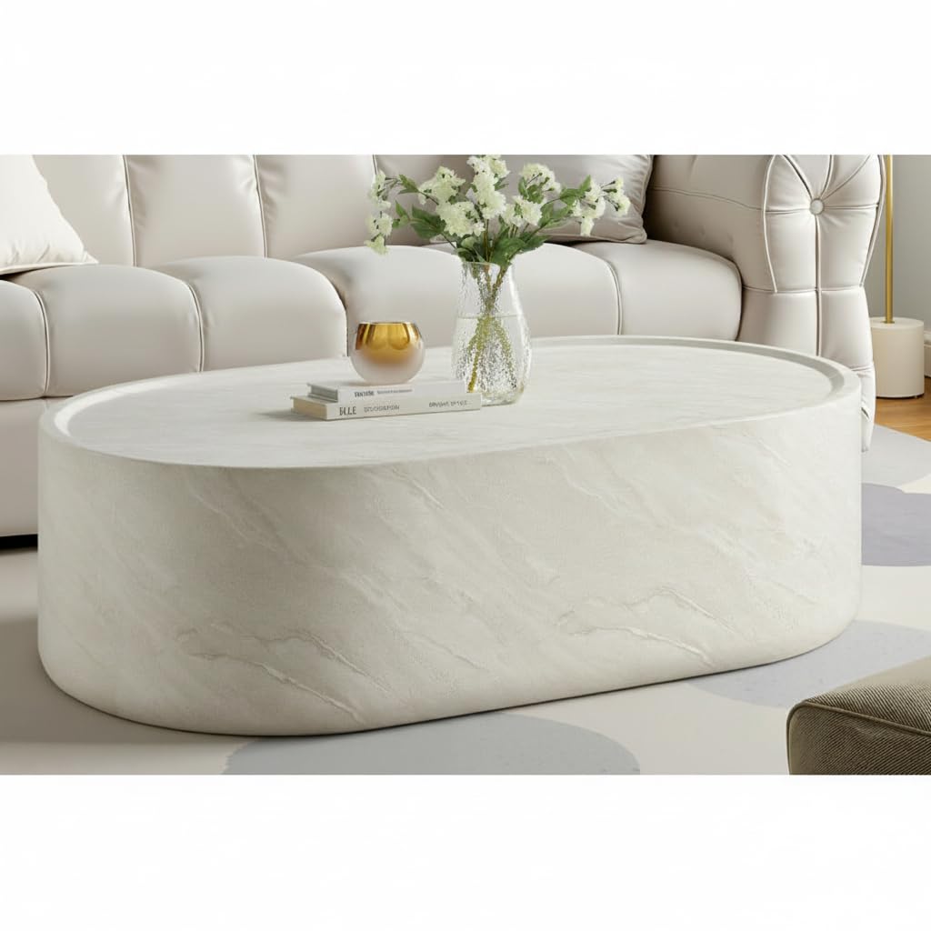 Vyn Oval Coffee Table in Cinnamon