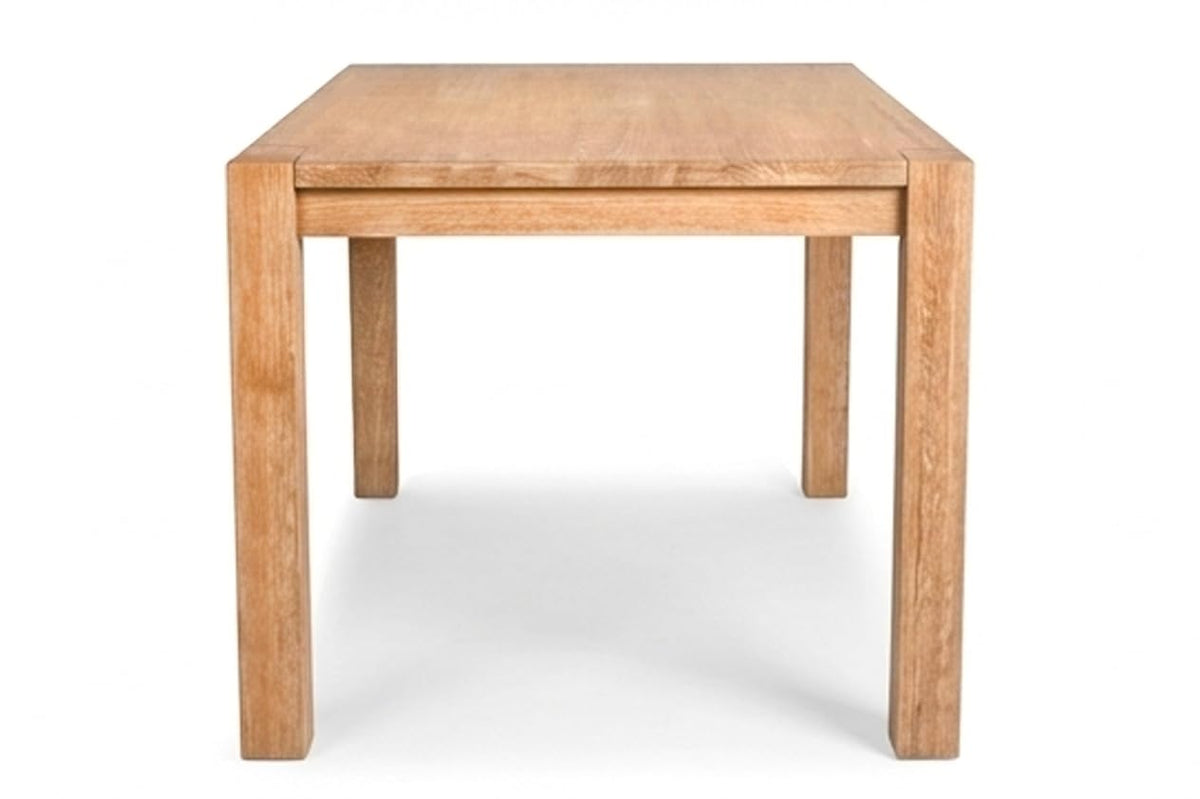 Janet 60" Transitional Rectangular Wood Dining Table with 4 Straight Legs, Large Solid Farmhouse… - angle view