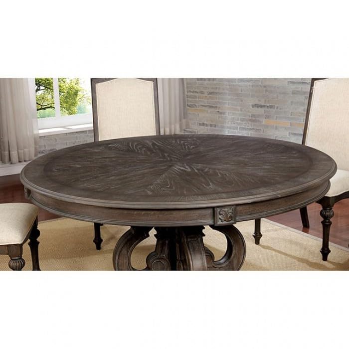 Arcadia Rustic Dining Collection with Intricate Wood Inlay – view 5