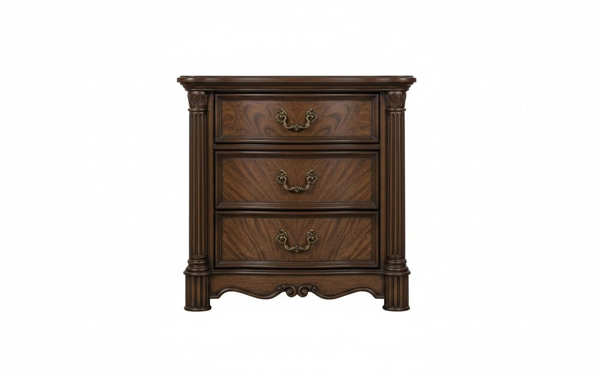 Nicole Rich Walnut Bedroom Set β Queen & King β product view 5