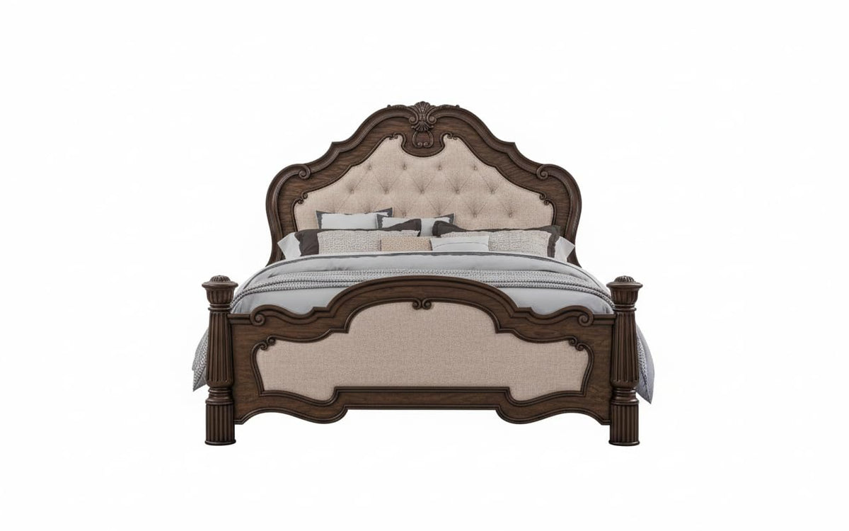 Nicole Rich Walnut Bedroom Set β Queen & King β product view 2