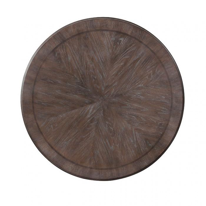 Arcadia Rustic Dining Collection with Intricate Wood Inlay – view 3