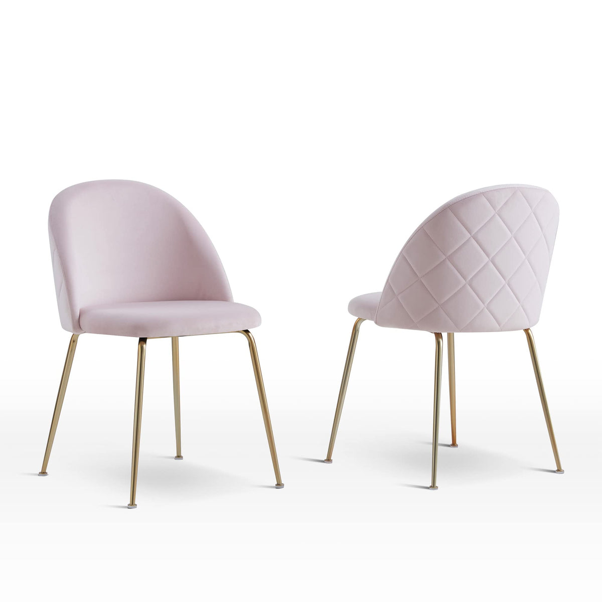 Tanisha Contemporary Dining Chair with Gold Legs