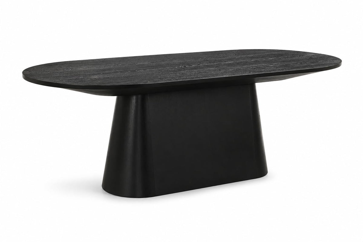 Terra oval dining table detail