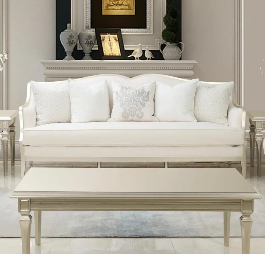 Gabriella Cream Sofa & Loveseat Set — product view 2