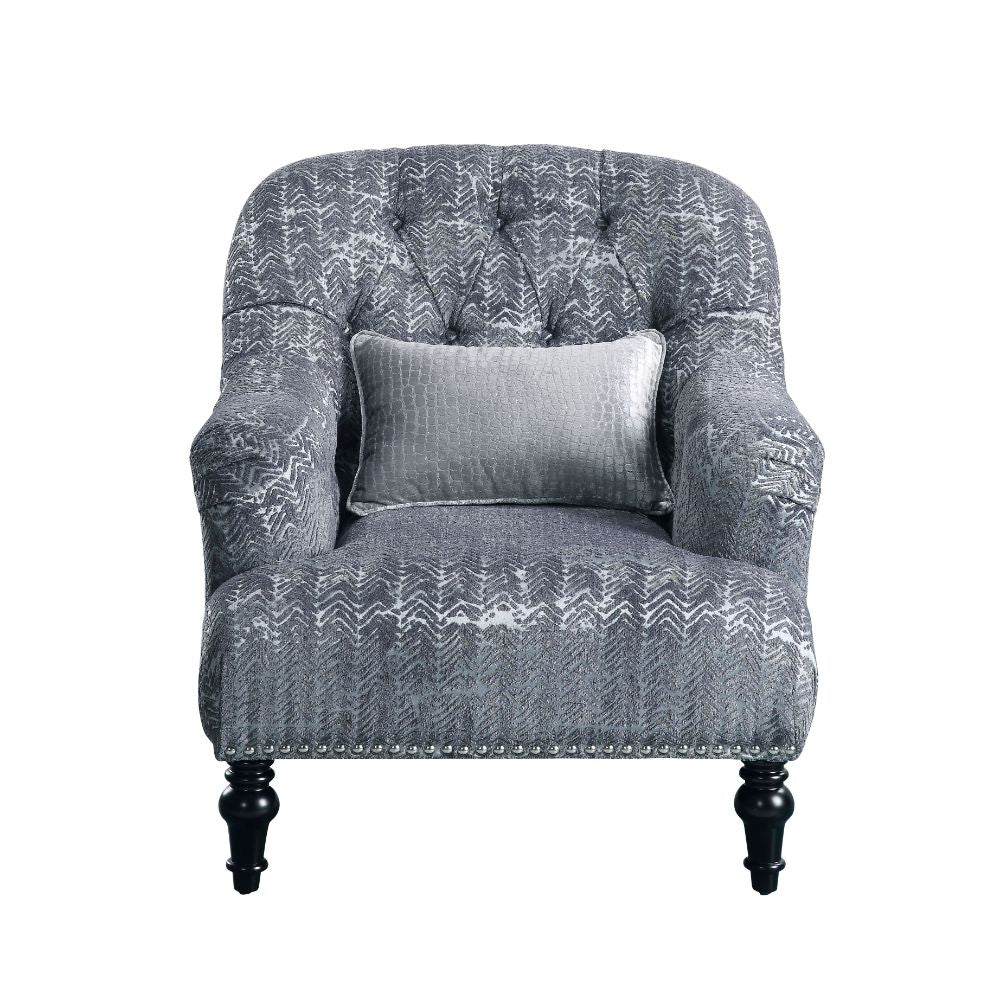 Gaura Button-Tufted Accent Chair