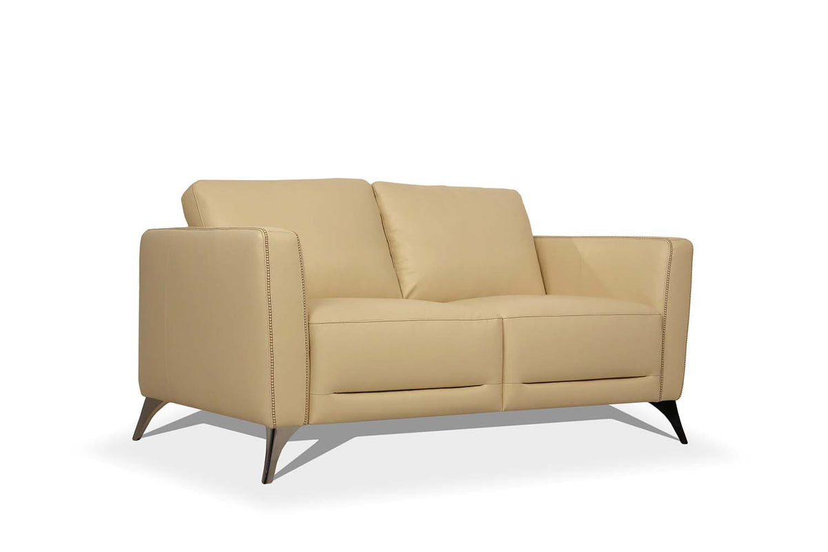 Malaga Italian Top Grain Leather Sofa, Loveseat & Chair