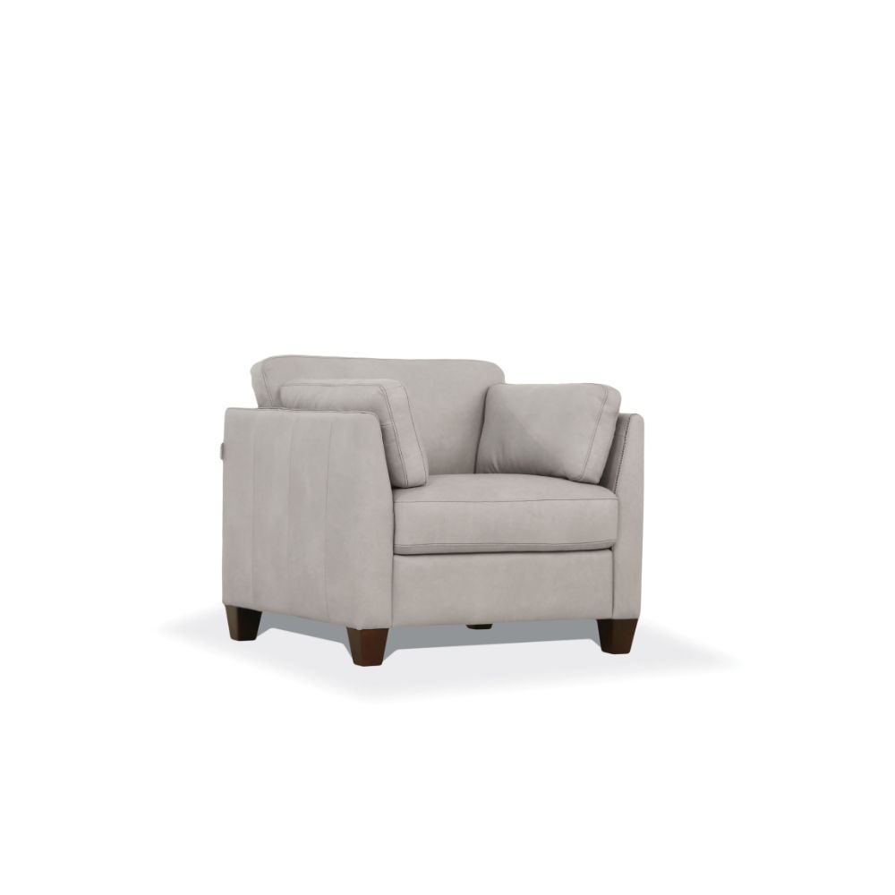 Matias Top Grain Leather Sofa, Loveseat & Chair
