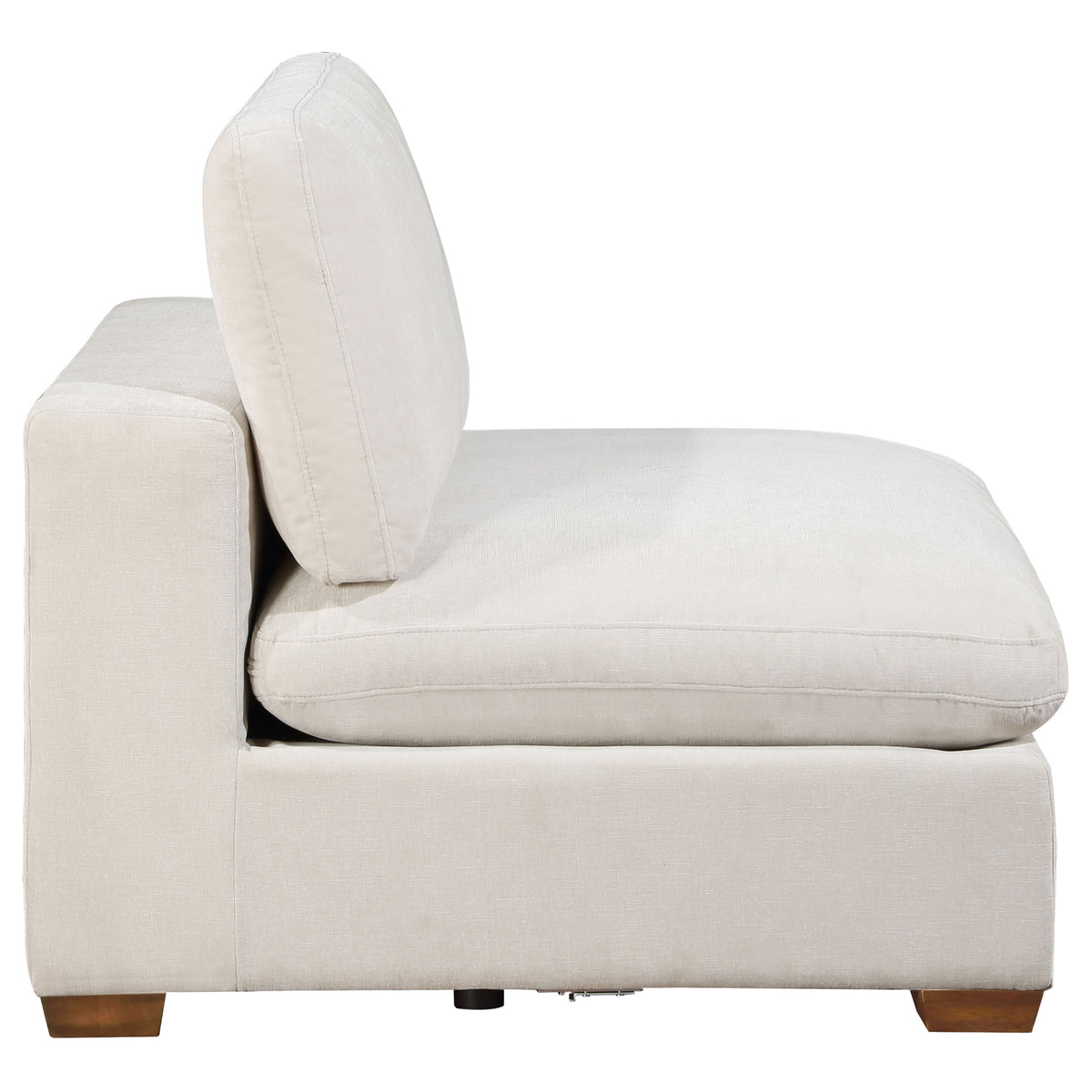Lakeview Modular Sectional Sofa - Ivory Chenille with Wide Track Arms, 5 & 6-Piece Configurations, Armless Chair & Ottoman – view 12