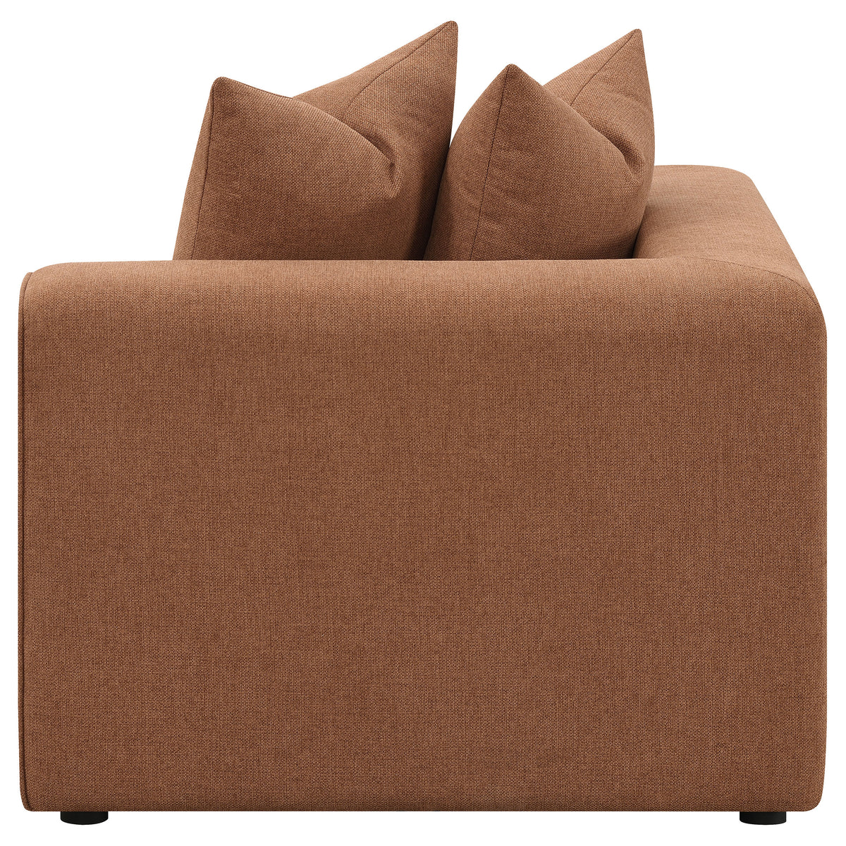 Jennifer Modular Sectional Sofa - Terracotta Woven Fabric with Welt Trim, 6-Piece Set or Add-On Pieces โ view 15