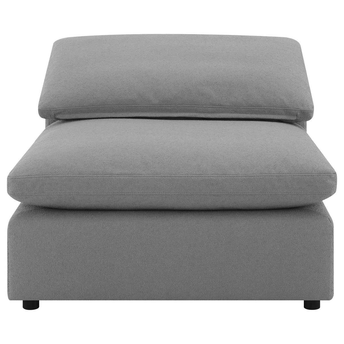 Raleigh Modular Sectional Sofa - Grey Performance Boucle with Feather-Blend Cushions, 5 or 6-Piece Layouts – view 10