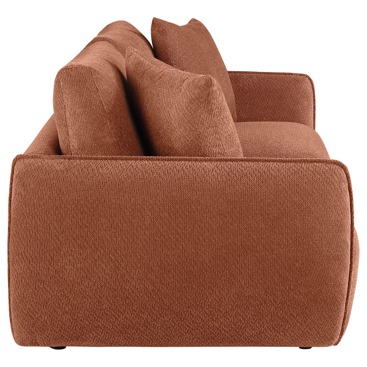 Elysia Modular Sectional, Sofa & Loveseat - Coral Chenille with Track Arms & Loose Back Cushions – view 11