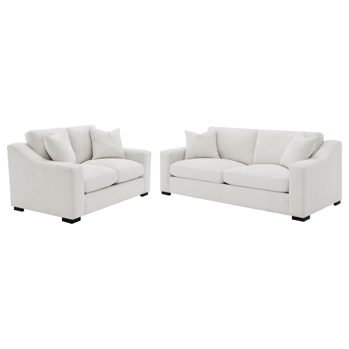 Ashlyn Track Arm Sofa, Loveseat & Chair - 2pcs- Sofa + Loveseat
