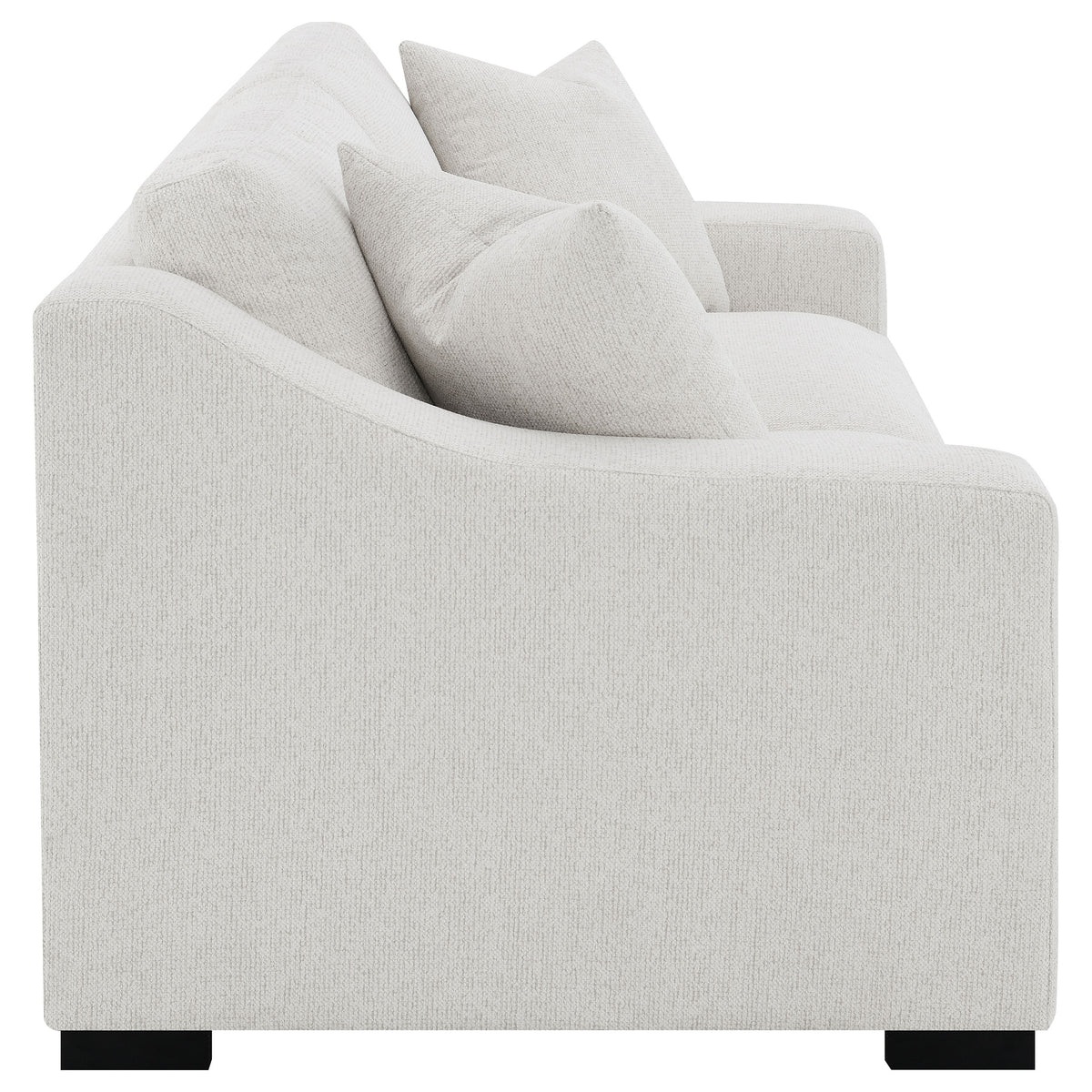 Ashlyn Track Arm Sofa, Loveseat & Chair - Sand Fabric with Pocket Coil Seating, Living Room Sets – view 12