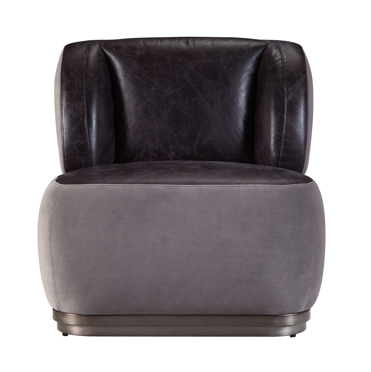 Decapree Industrial Accent Chair & Ottoman
