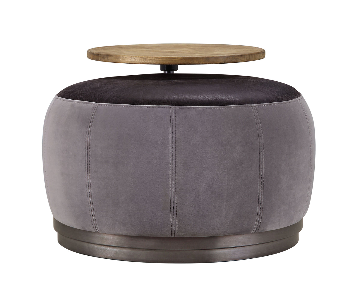 Decapree Industrial Accent Chair & Ottoman
