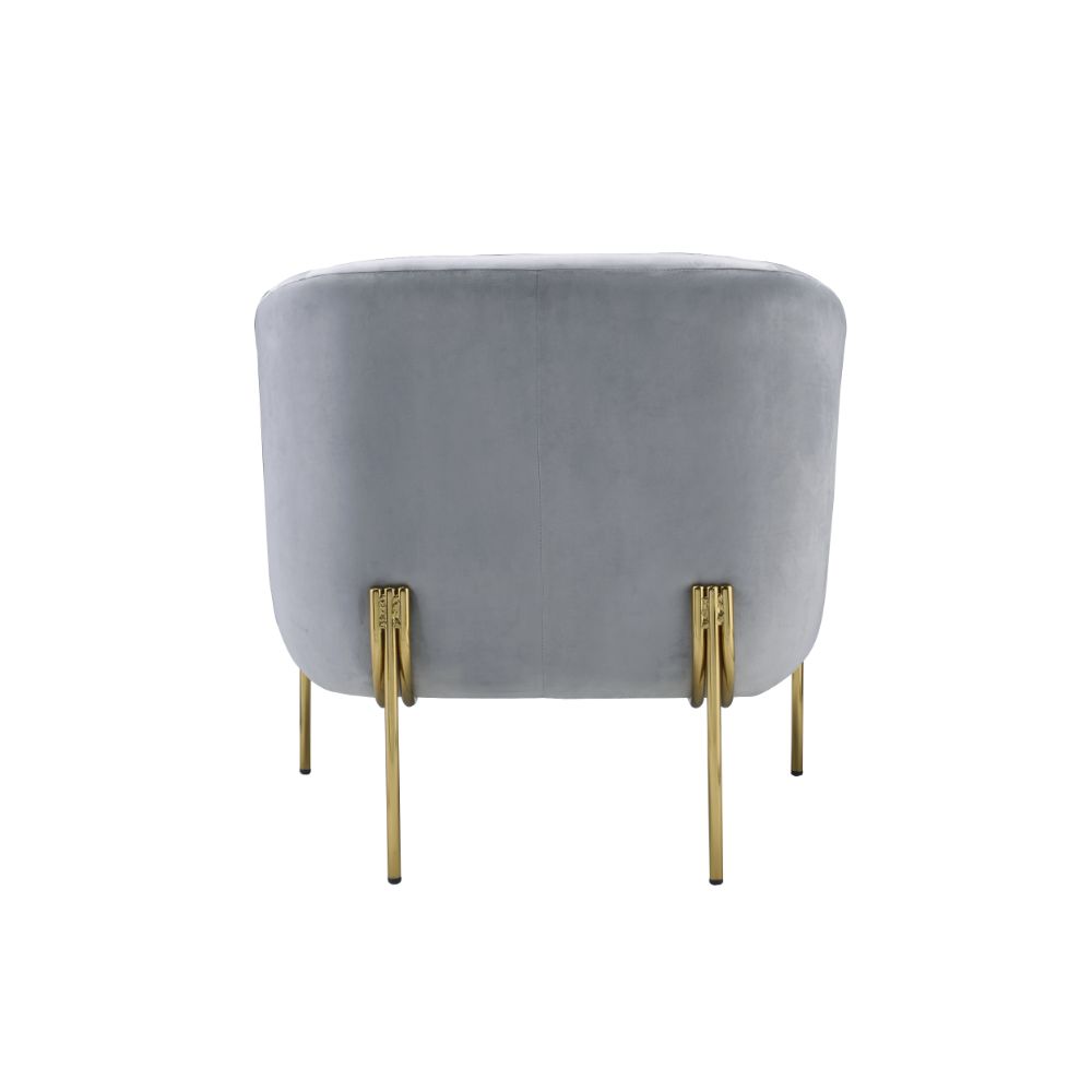 Carlson Velvet Barrel Accent Chair