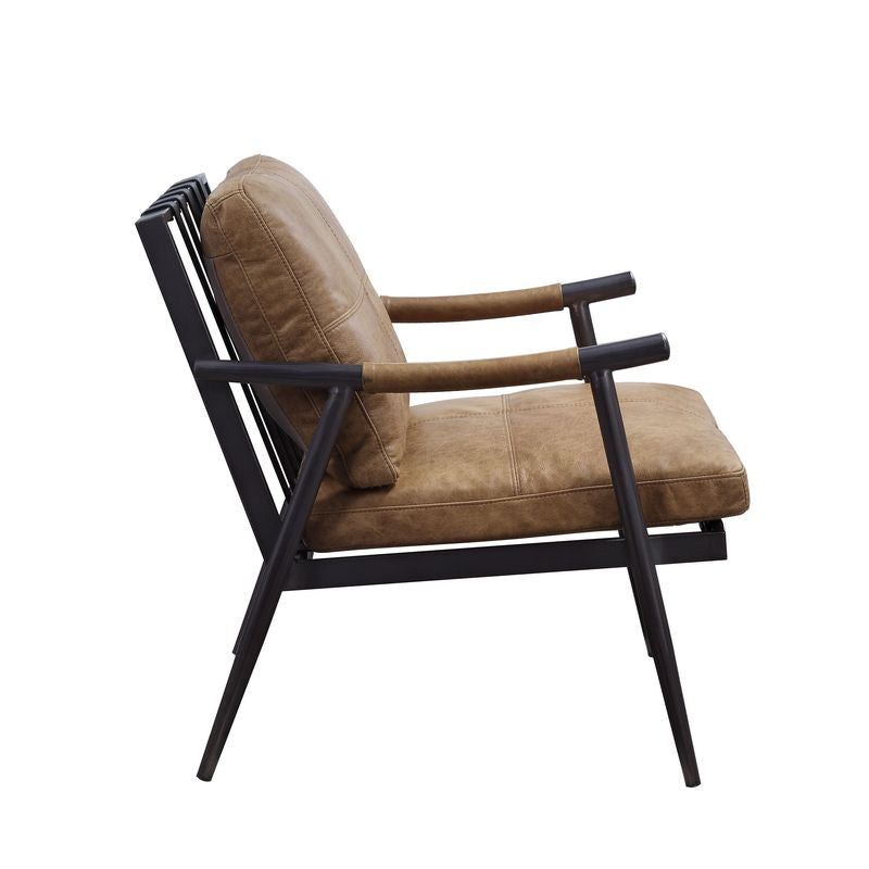 Anzan Leather Accent Chair