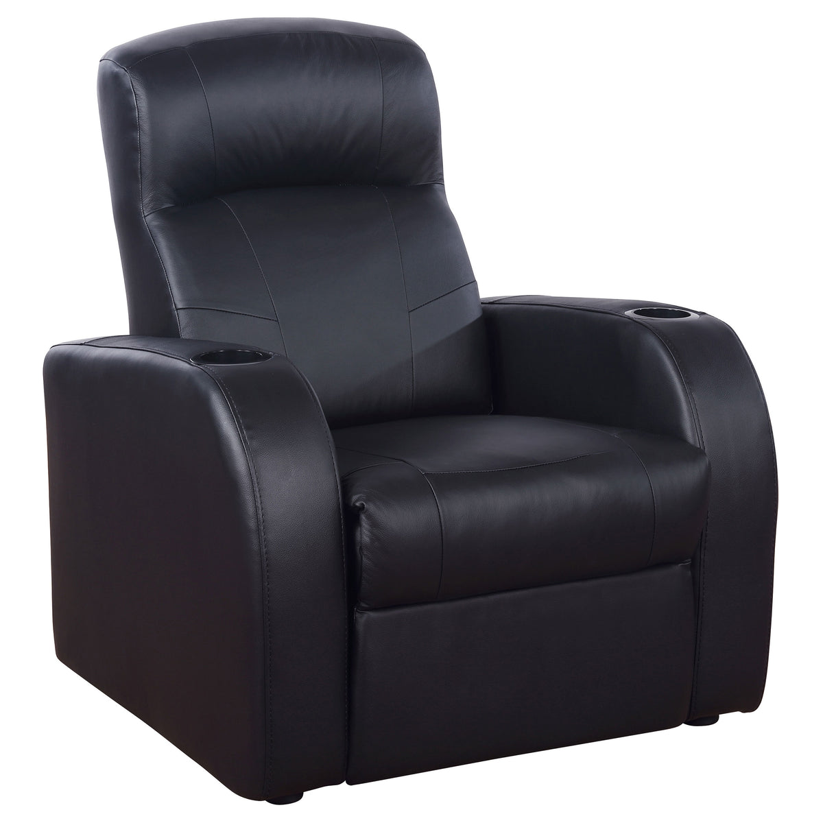 Cyrus Top Grain Leather Recliner & Home Theater Seating - Recliner