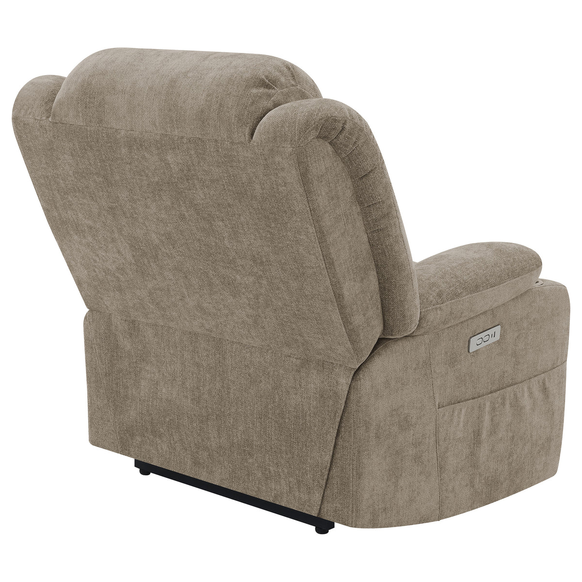 Houston Power Lift Recliner - Camel Chenille with Pillowtop Arms, USB Port & Cupholders – view 11