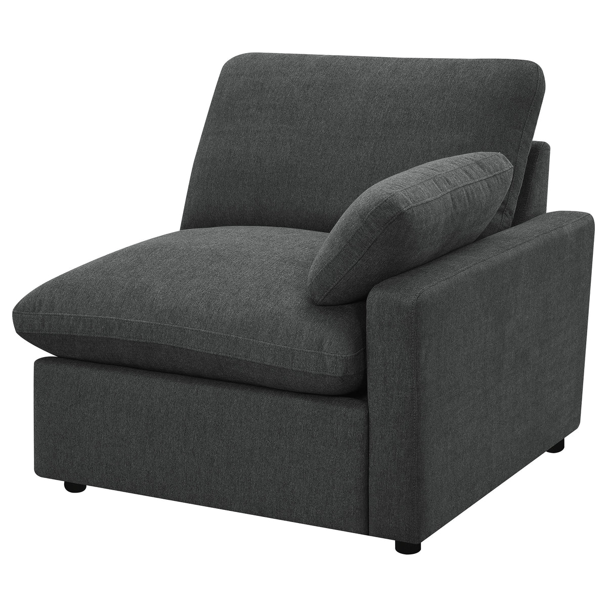 Collins Modular Power Reclining Sectional, Sofa & Home Theater Seating - Dark Grey Fabric
