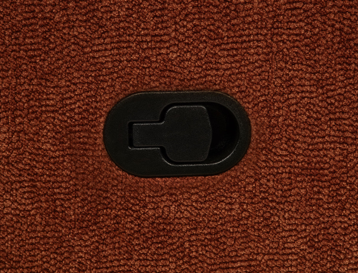Navarro Reclining Sofa, Loveseat & Glider Recliner - Burnt Orange Chenille with Channel-Tufted Backs – view 19