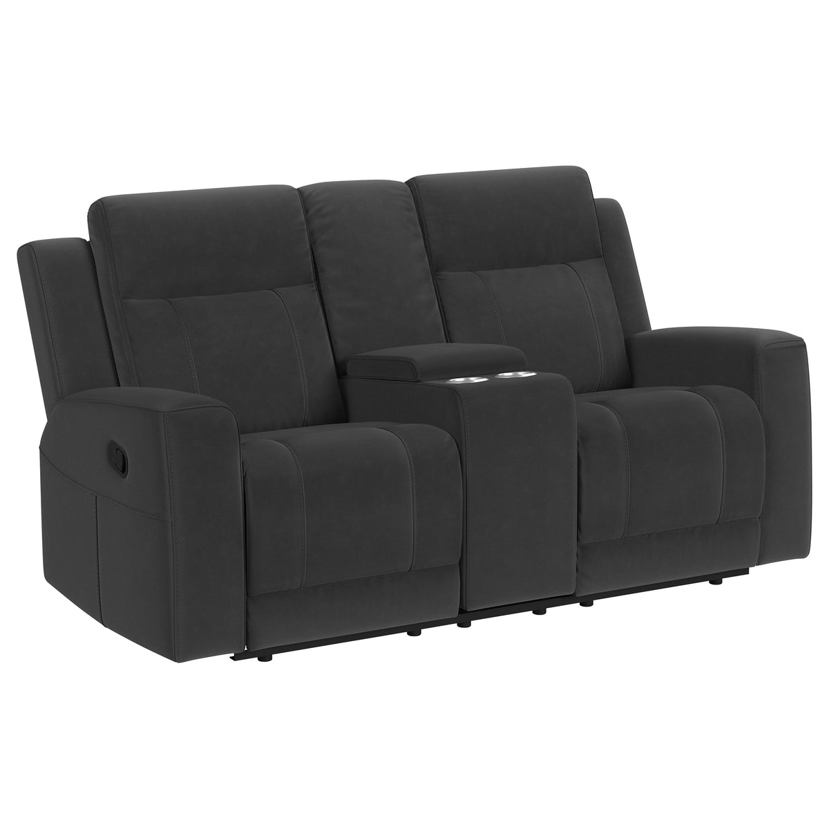 Brentwood Reclining Sofa, Loveseat & Rocker Recliner - Reclining Loveseat with Console