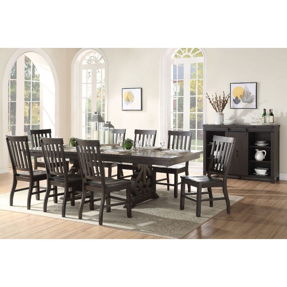 Maisha Extendable Trestle Dining Table & Chairs
