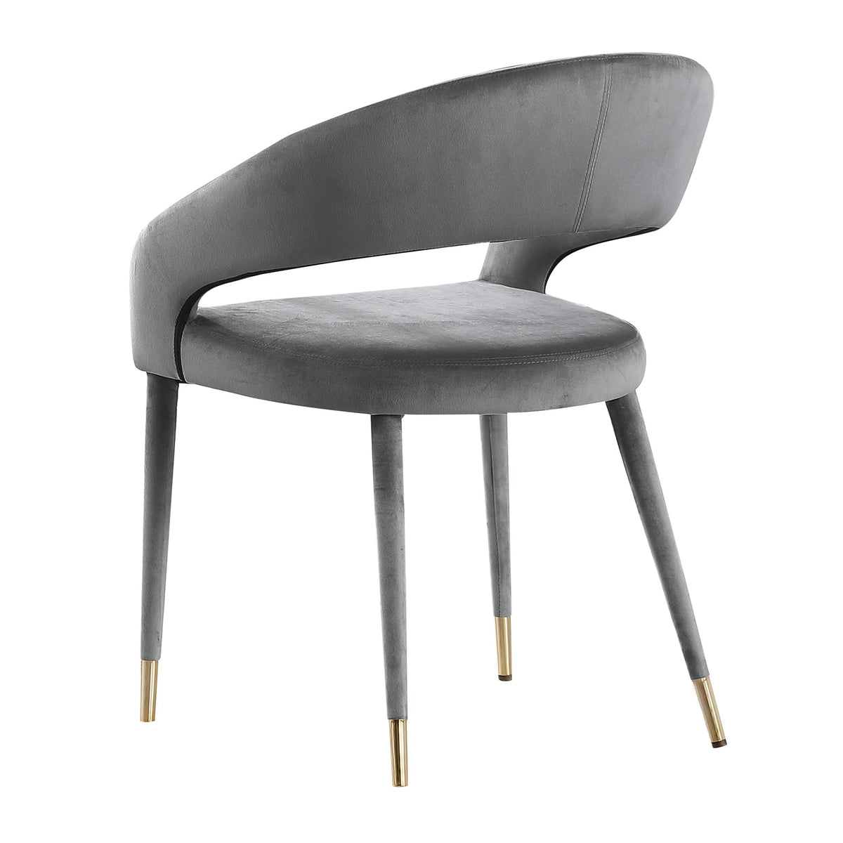 Joel Contemporary Dining Chair - angle view