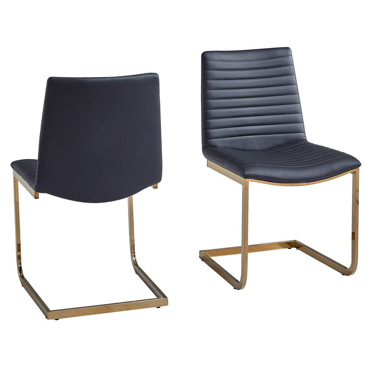 Blanca Dining Chair with Gold Legs