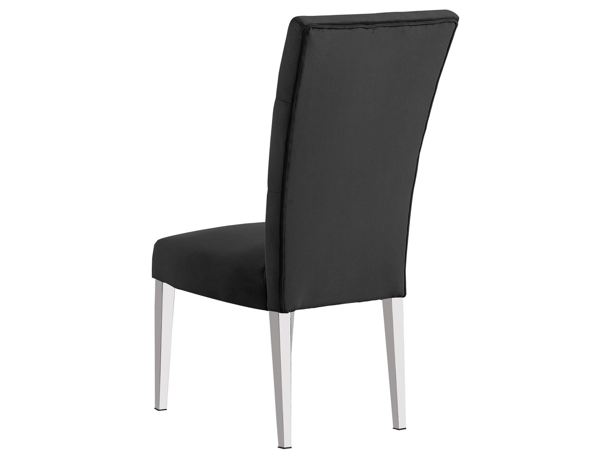 Lexington 7-Piece Rectangle Dining Set with 6 Velvet Upholstered Chairs, Modern Contemporary… - room setting