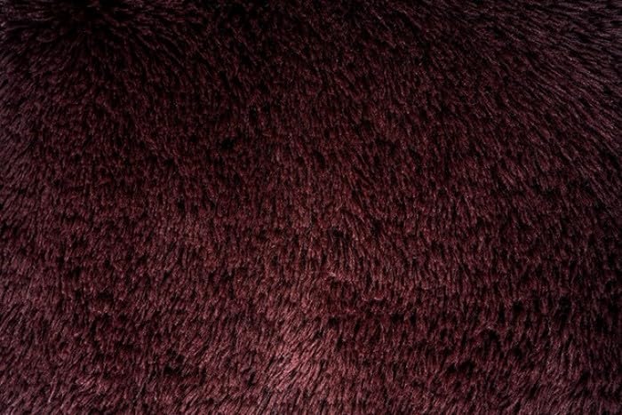 Vander Boneless Barrel Accent Chair in Red Wine Faux Fur – view 3