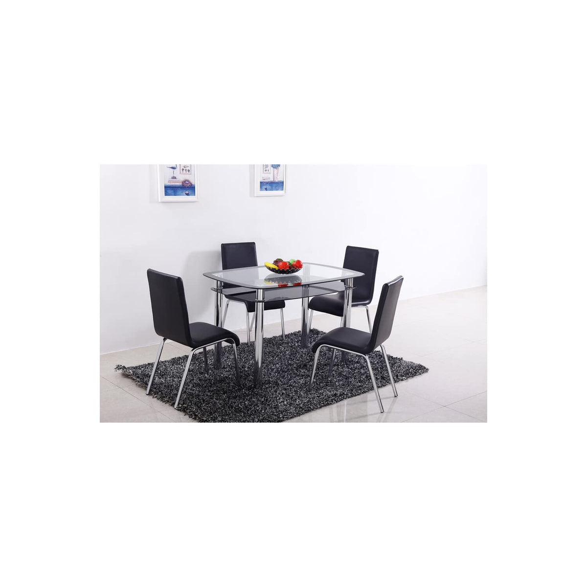 Bailee 5-Piece Contemporary Dinette Set - front view