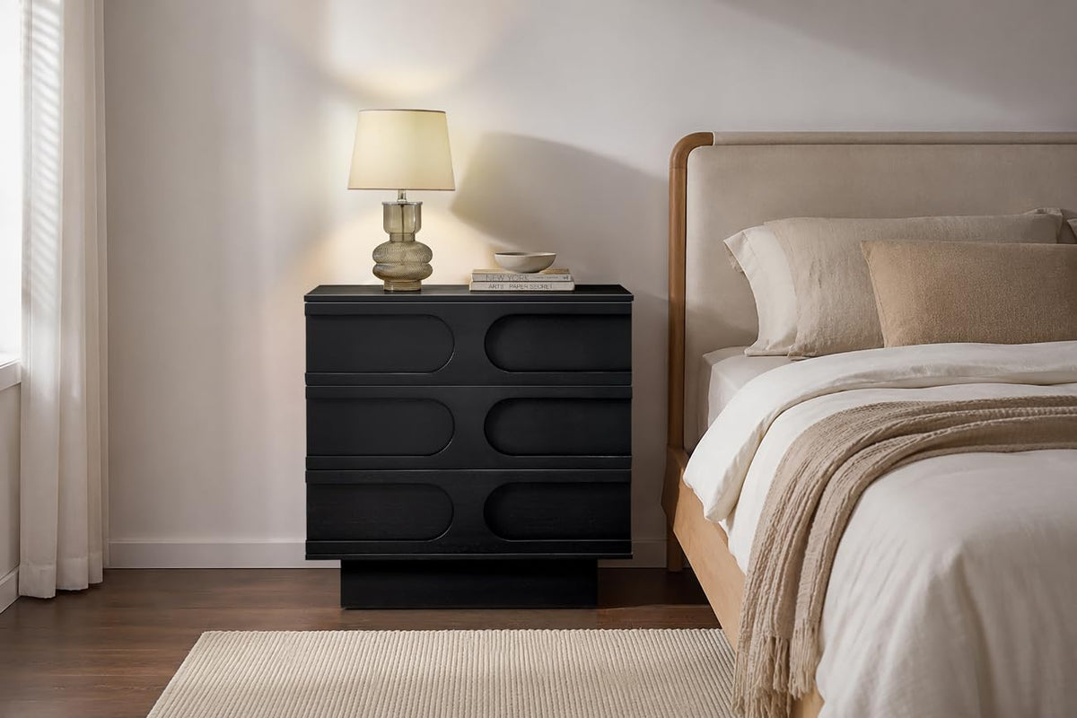 Capri carved inlay accent cabinet