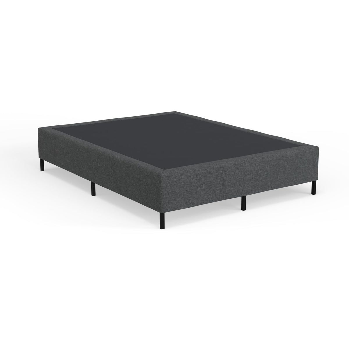 Premium Heavy-Duty Metal Bed Frame with Fabric Cover - Headboard Ready – image 4