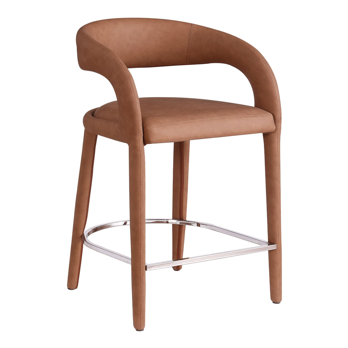Conan Counter Stool in Cognac - Cognac