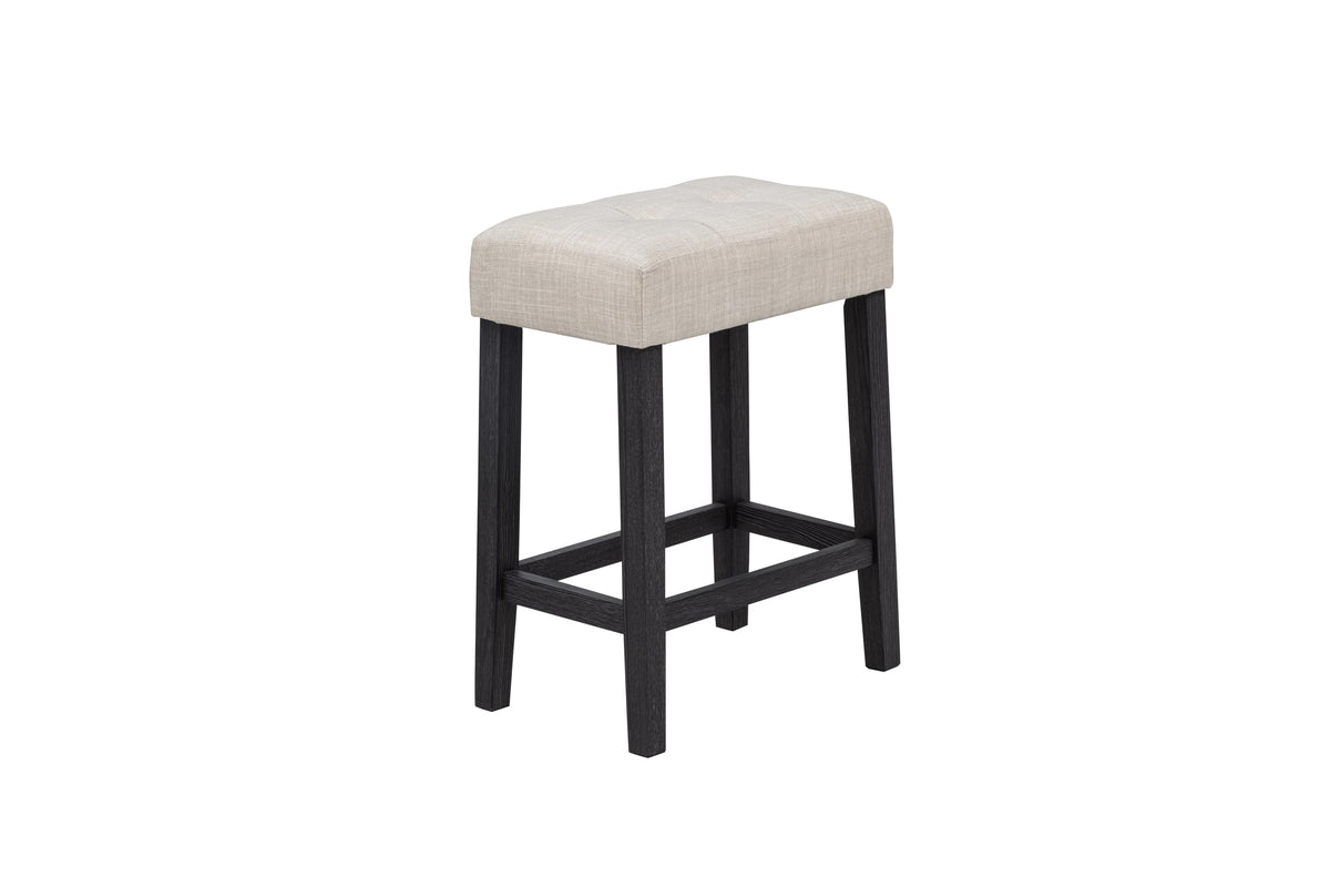 Caden Modern Upholstered Counter Height Bar Stools - detail view