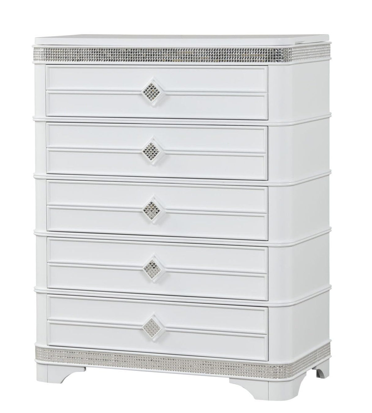 Amani White Bedroom Set β Queen & King β product image 12