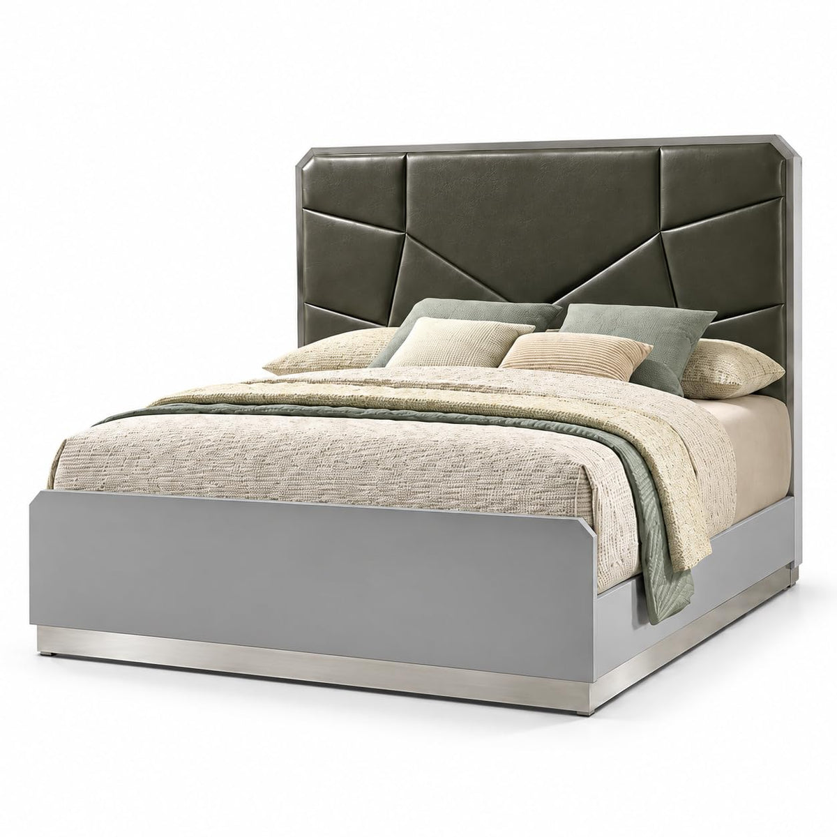 Naples Stone Gray Bedroom Set — Queen & King — product view 3