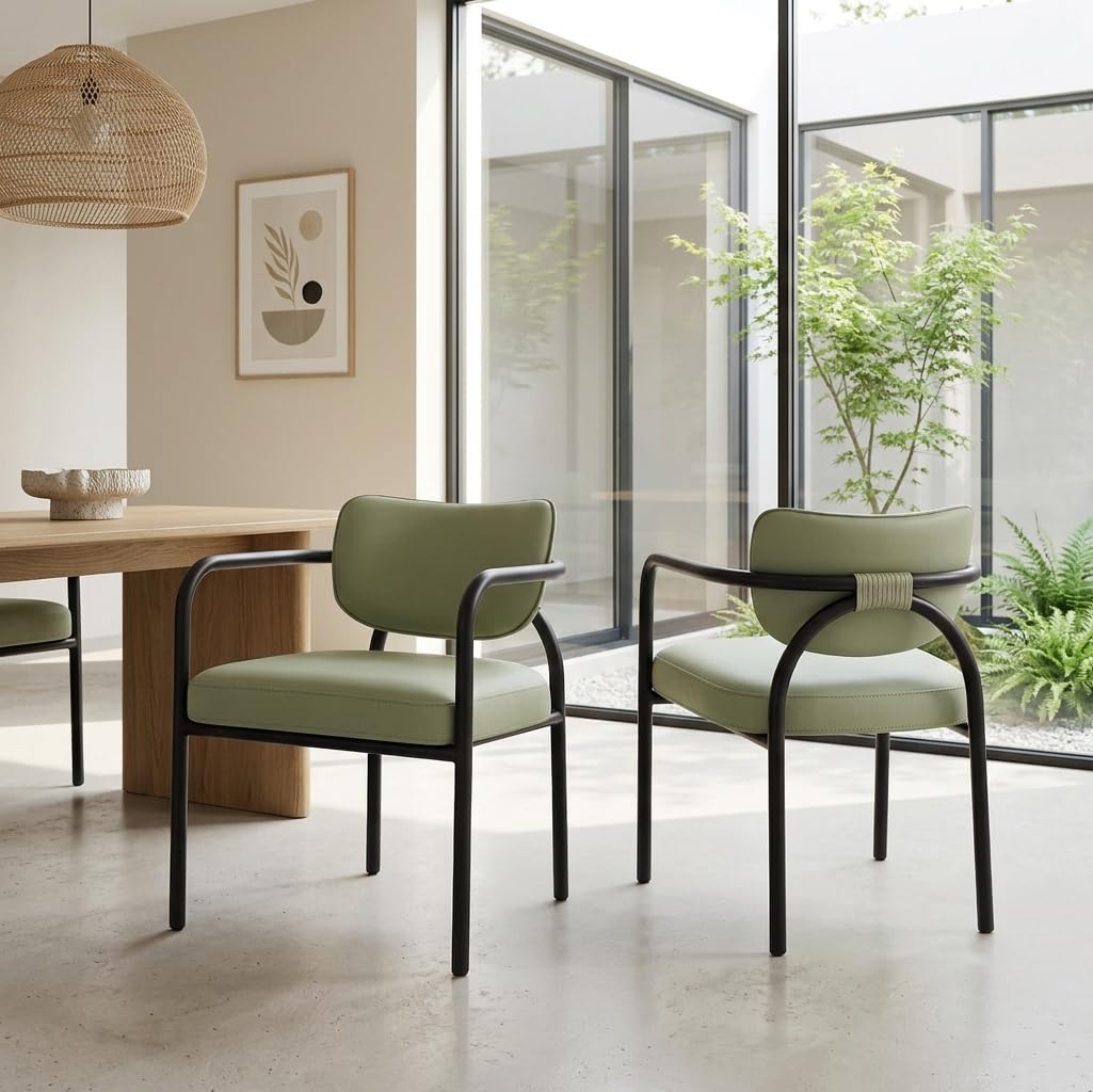 Recency Mid-Century Modern Dining Chairs - close-up