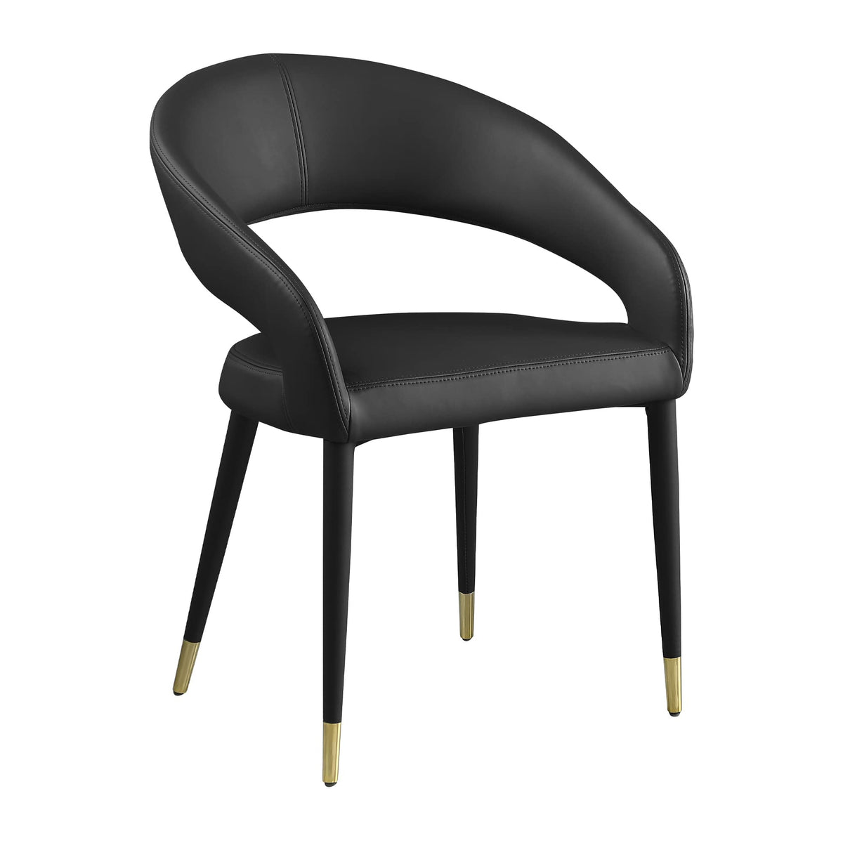Joel Contemporary Modern Dining Chair - angle view