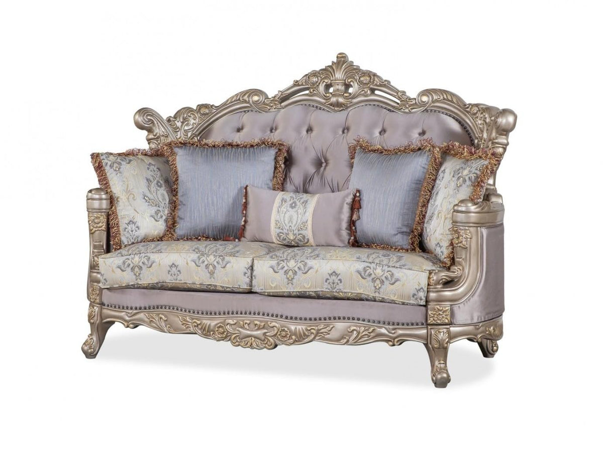 Camilla Silver Sofa & Loveseat Set — product view 2