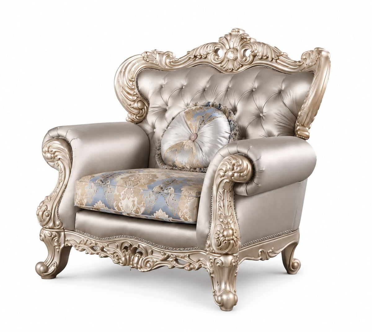 Ariel Champagne Accent Chair — product image 3